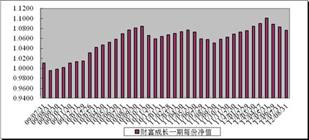 中信理财之财富成长一期(理财编号：T13003)2012年8月投资公告