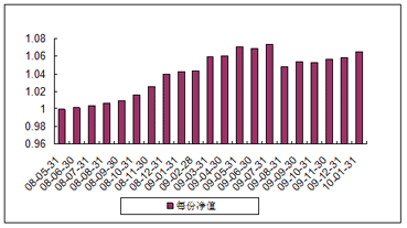 中信理财之稳健配置投资计划0801号（理财编号：P08140101）2010年1月投资公告