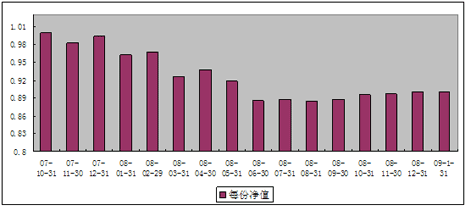 中信理财之基金计划6号（理财编码：P07B10101）2009年1月投资公告
