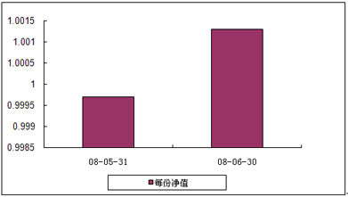 中信理财之稳健配置投资计划0801号（理财编号：P08140101）2008年6月收益公告