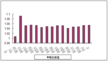 中信理财之双盈计划6号（理财编号：P07B20101）2009年1月投资公告
