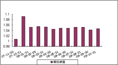 中信理财之双盈计划6号（理财编号：P07B20101）2008年10月收益公告